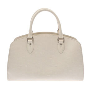 Louis Vuitton Epi Pont Neuf Ivory White Leather Handbag